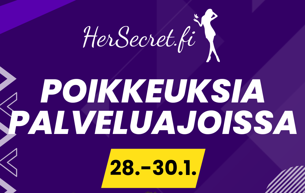 📢 POIKKEUKSIA TÄMÄN VIIKON PALVELUAJOISSA 28.-30.1.2026